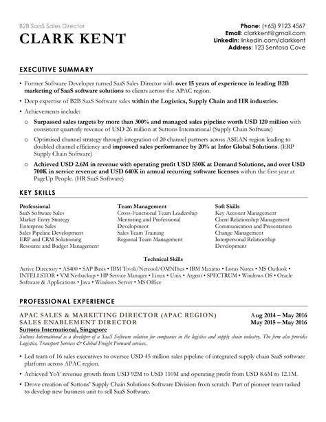 professional resume samples